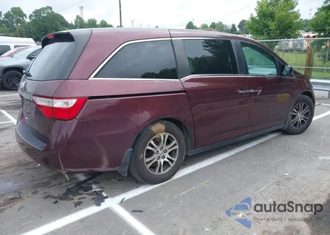2012 Honda Odyssey Ex z USA, uszkodzony, nr VIN 5FNRL5H47CB093527